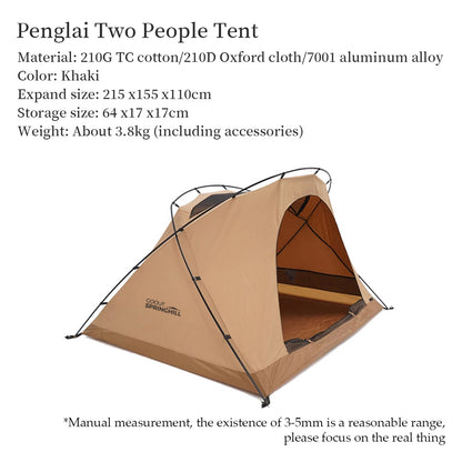 Springhill Camping Tent 1/2/3 Person Tents - gooutspringhill
