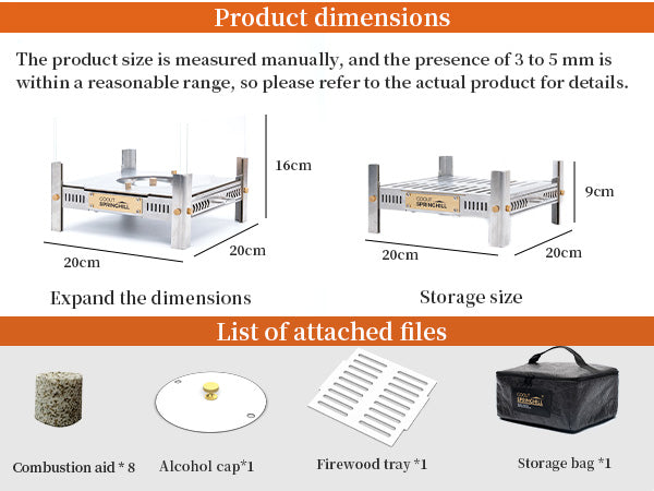【20% off】Wood & Alcohol Stove - gooutspringhill