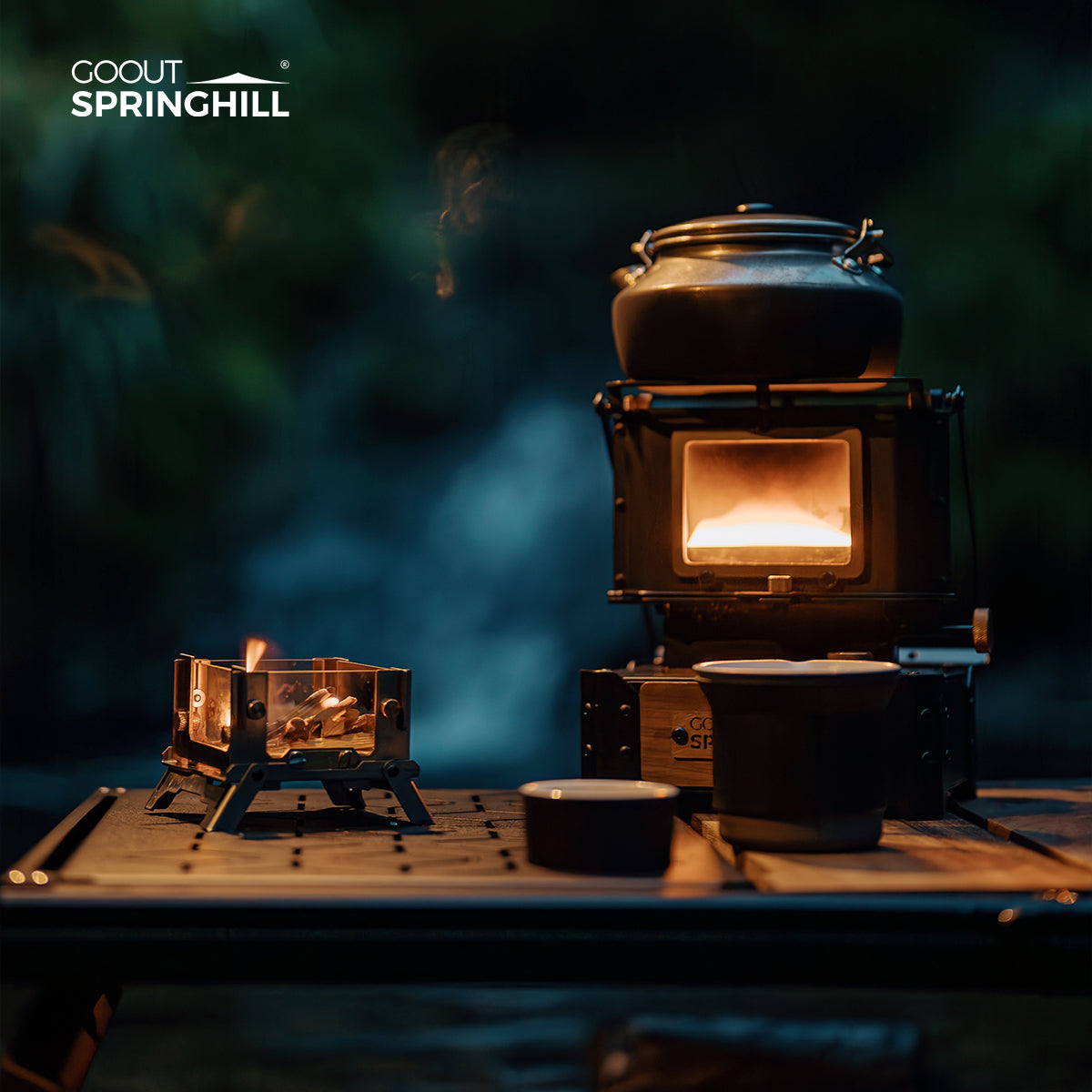 Mini Wood Stove Small Camping Stove - gooutspringhill