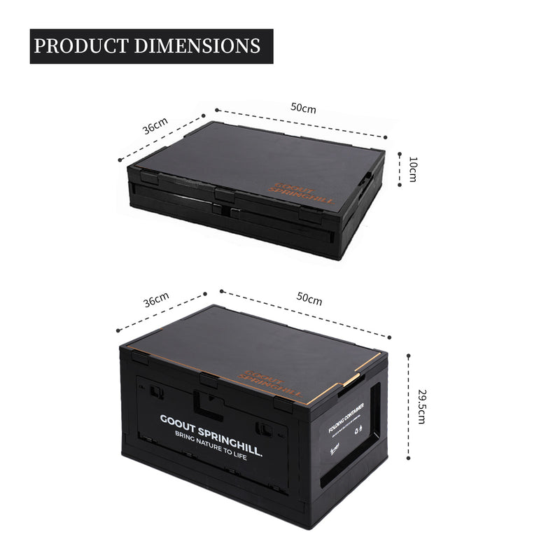 Folding Storage Camping Box 50L - gooutspringhill
