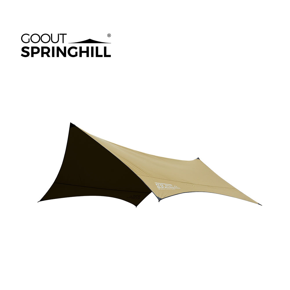 Hexagonal sun protection Sky curtain - gooutspringhill